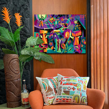 Load image into Gallery viewer, Enchanted Tiki of Doom Autographed Canvas Giclee