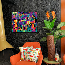 Load image into Gallery viewer, Enchanted Tiki of Doom Autographed Canvas Giclee