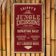 Load image into Gallery viewer, Fine Print - Red - Personalized Metal Sign