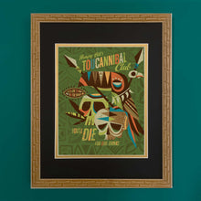 Load image into Gallery viewer, ONE 11 X 14 Inch Etched Bamboo Frame with Island Forest Design