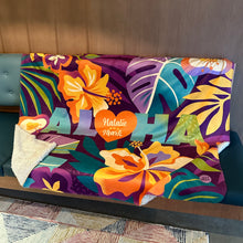 Load image into Gallery viewer, Aloha Personalized Cozy Blanket - Limited Time Pre-Order