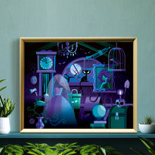Load image into Gallery viewer, Ghostly Attic Print
