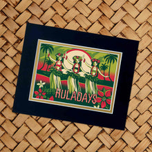 Load image into Gallery viewer, Happy Huladays Print