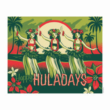 Load image into Gallery viewer, Happy Huladays Print