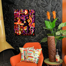 Load image into Gallery viewer, Purple Hiwa Shiba Autographed Canvas Giclee