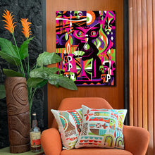 Load image into Gallery viewer, Rainbow Hiwa Shiba Autographed Canvas Giclee