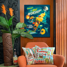 Load image into Gallery viewer, I Dole Worship Autographed Canvas Giclee