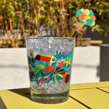 Load image into Gallery viewer, Adventure Begins Here Mai Tai Glass and Swizzle Set