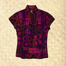 Load image into Gallery viewer, LAST CHANCE, 'Kihei Flow' Gold Label Limited Edition Classic Aloha Button Up-Shirt - Womens