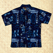 Load image into Gallery viewer, LAST CHANCE, TikiLand Trading Co. X Jeff Granito 'Kihei Shores' Classic Aloha Button Up-Shirt - Unisex