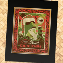 Load image into Gallery viewer, Moai Christmas Print
