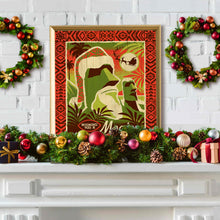 Load image into Gallery viewer, Moai Christmas Print