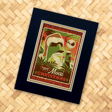 Load image into Gallery viewer, Moai Christmas Print