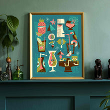 Load image into Gallery viewer, Mod Drinks Print