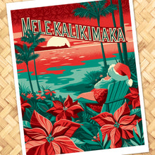 Load image into Gallery viewer, Mele Kalikimaka Sunset Print