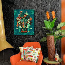 Load image into Gallery viewer, Menage a Tiki Autographed Canvas Giclee