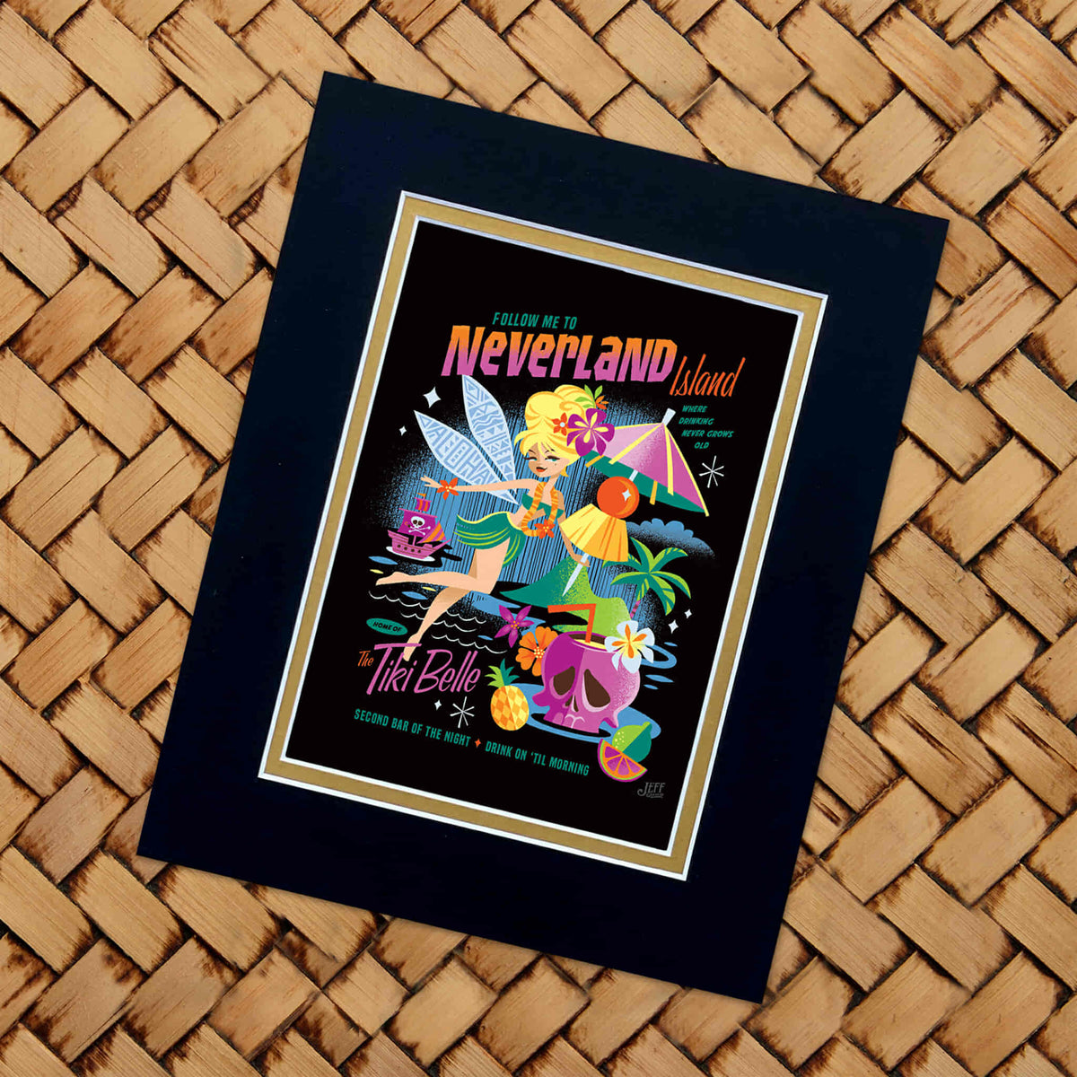 Midnight Tiki Belle Print – Jeff Granito Designs