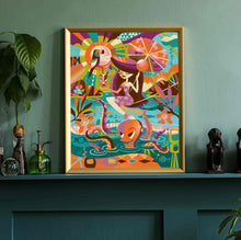Load image into Gallery viewer, Portrait Of A Wahine Octopus Print