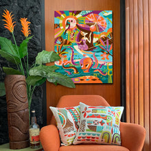 Load image into Gallery viewer, Portrait of a Wahine Octopus Autographed Canvas Giclee