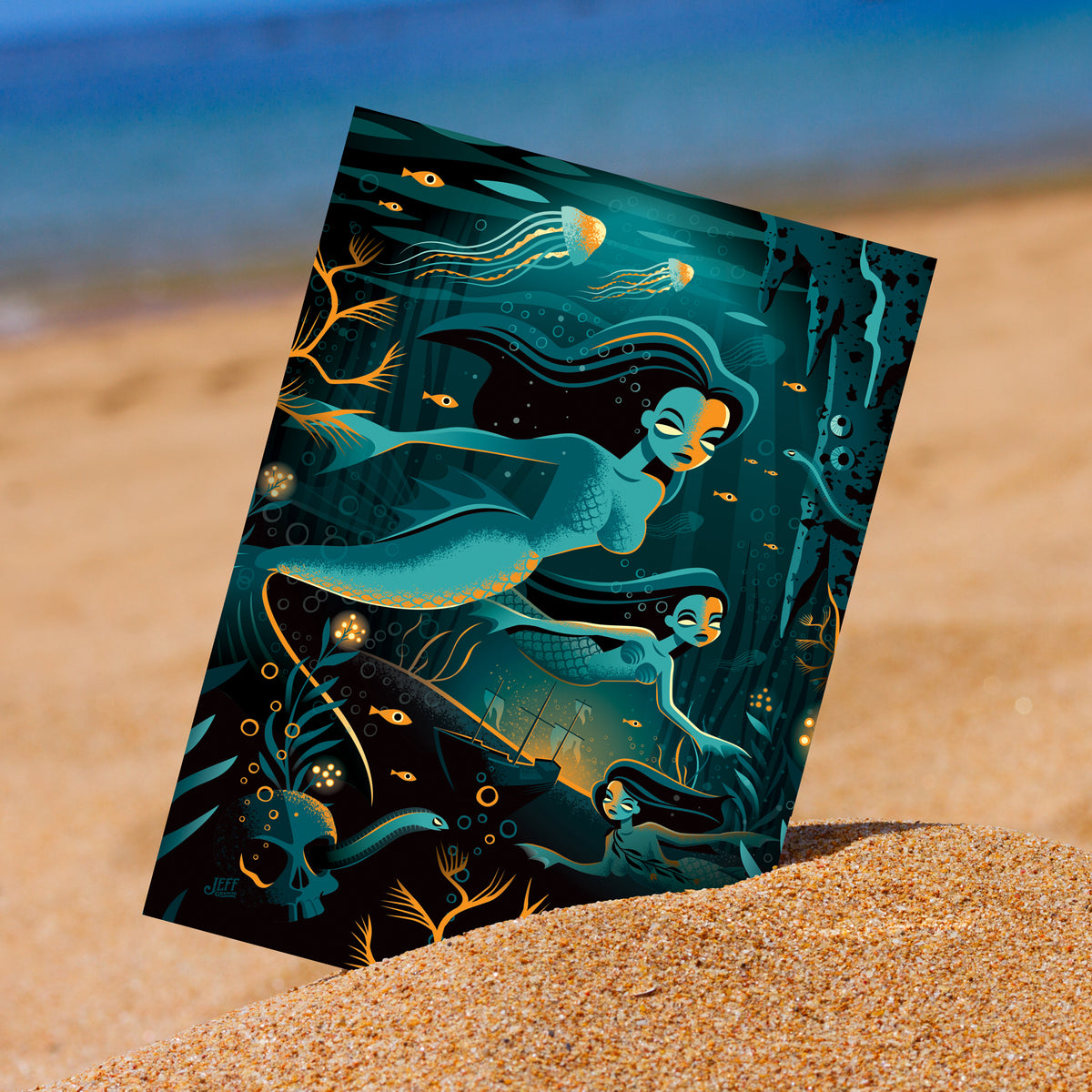はにゅ〜だ SIREN イベントリーフ SirenSeas_5x7_MiniPrintMock_12