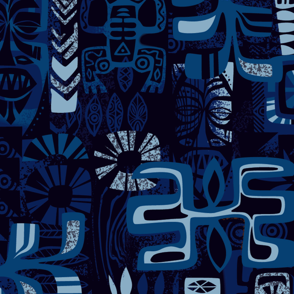 LAST CHANCE, TikiLand Trading Co. X Jeff Granito 'Kihei Shores' Aloha Skirt with Pockets
