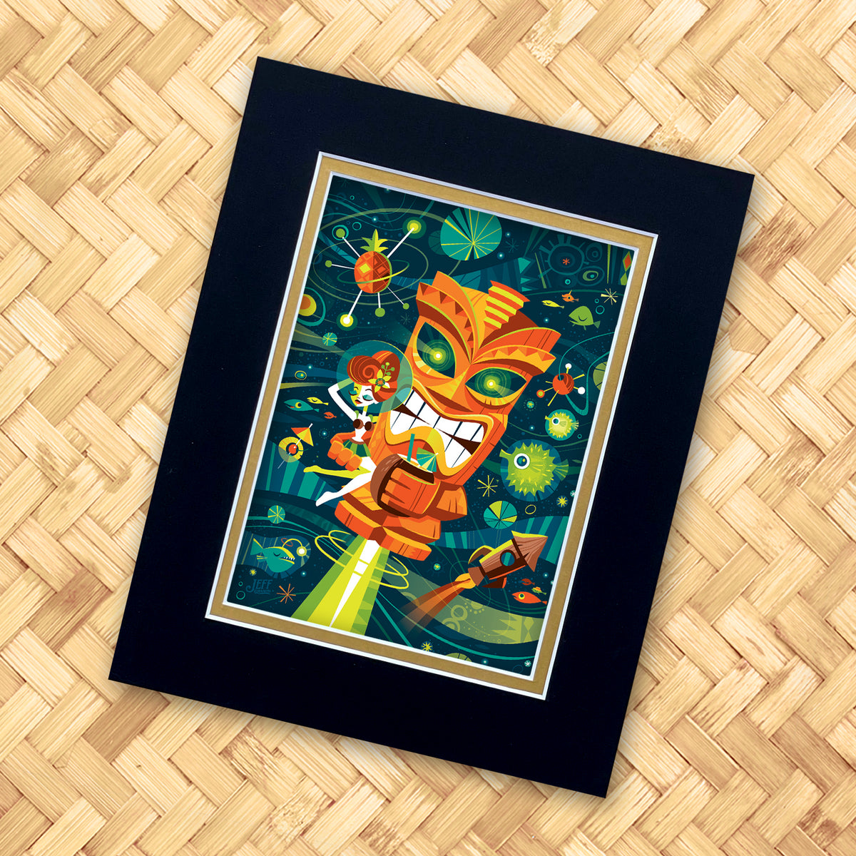 Tiki Planet Art Print – Jeff Granito Designs