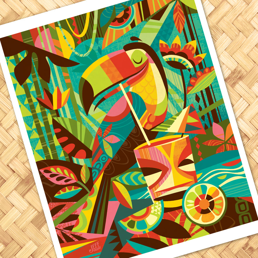 Tiki Toucan Print – Jeff Granito Designs