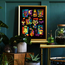 Load image into Gallery viewer, Teal Trick or Tiki