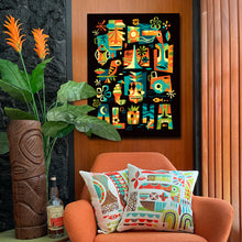 Load image into Gallery viewer, Tiki Nights Autographed Canvas Giclee