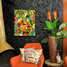 Load image into Gallery viewer, Tiki Parrotdice Autographed Canvas Giclee