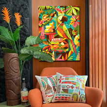 Load image into Gallery viewer, Tiki Parrotdice Autographed Canvas Giclee