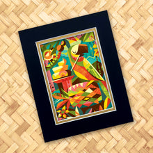 Load image into Gallery viewer, Tiki Parrotdice Print