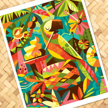 Load image into Gallery viewer, Tiki Parrotdice Print