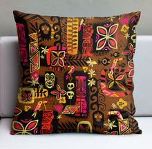Load image into Gallery viewer, Tiki Safari Pillow Cover