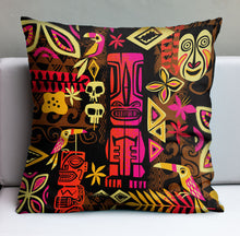 Load image into Gallery viewer, Tiki Safari Pillow Cover