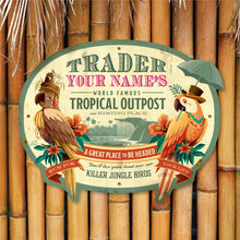 Load image into Gallery viewer, Head Salesman Trading Outpost Personalized Metal Sign