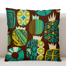 Load image into Gallery viewer, Fresh Pineapple Blue Pillow Cover