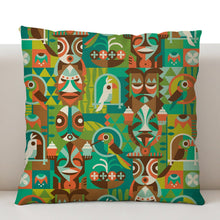 Load image into Gallery viewer, Tiki Room Breeze Pillow Cover