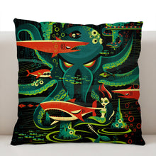 Load image into Gallery viewer, In Too Deep Pillow Cover