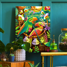 Load image into Gallery viewer, Birds of a Feather Personalized Canvas Giclee