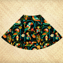 Load image into Gallery viewer, LAST CHANCE, 'Birds Singing Words' Aloha Skirt with Pockets