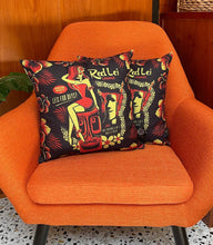Load image into Gallery viewer, Red Lei Lounge Pillow Cover