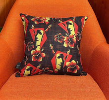 Load image into Gallery viewer, Red Lei Lounge Pillow Cover