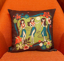 Load image into Gallery viewer, Hula Floral Pillow Cover