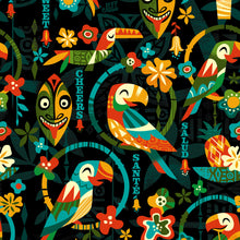 Load image into Gallery viewer, LAST CHANCE, 'Birds Singing Words' Aloha Skirt with Pockets