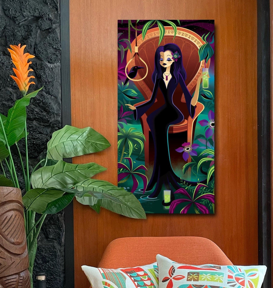 Tiki-Dum 12X24 Autographed Gallery Canvas Giclee main image 0