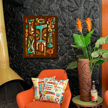 Load image into Gallery viewer, Mod Tiki  Autographed Canvas Giclee