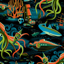 Load image into Gallery viewer, Jeff Granito&#39;s &#39;20,000 Fears Under the Sea&#39; Unisex Pajama Pants - Pre-Order
