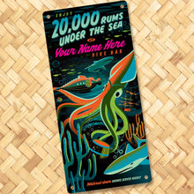 Load image into Gallery viewer, Jeff Granito&#39;s &#39;20,000 Rums Under The Sea&#39; Personalized Metal Sign - Limited Time Pre-Order
