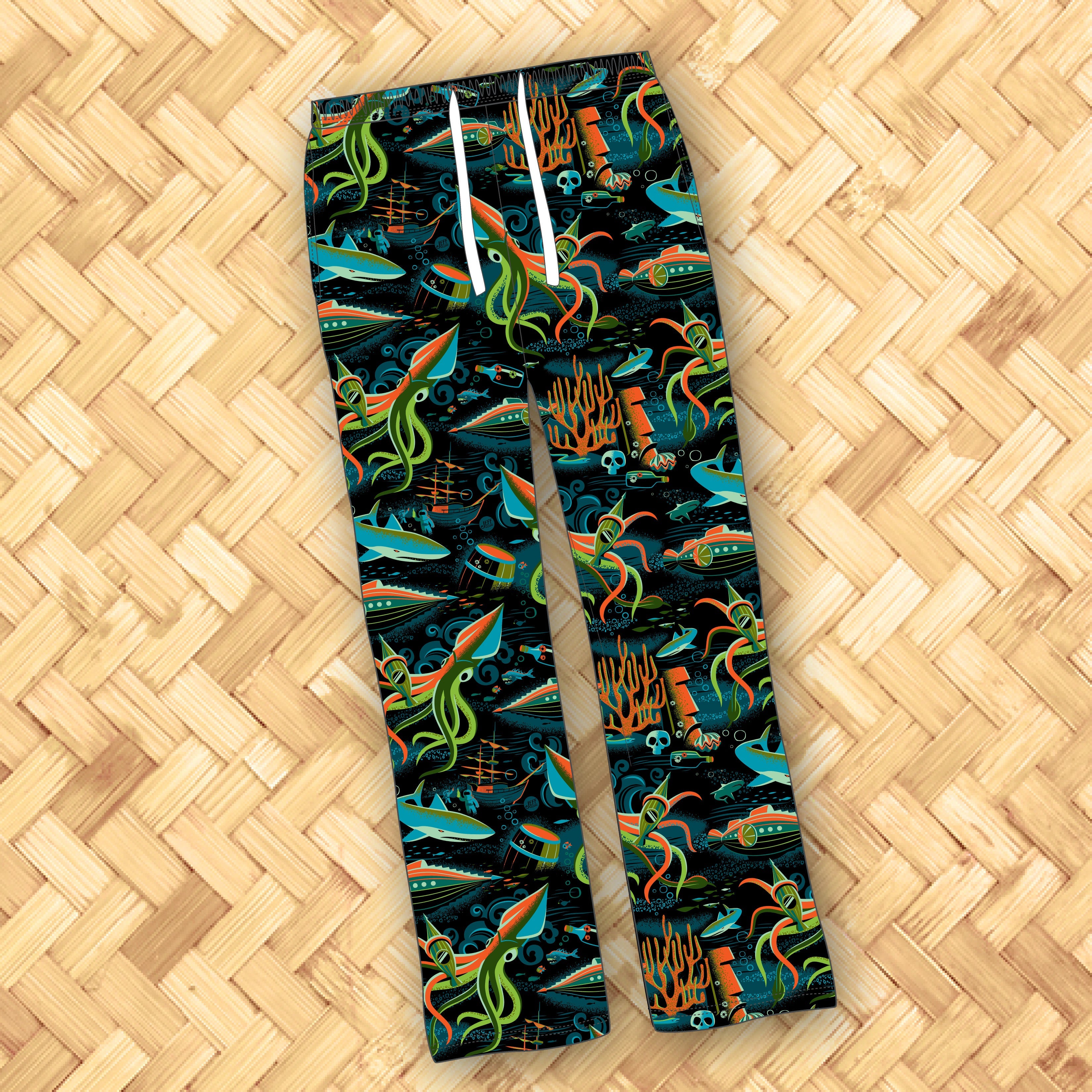 Jeff Granito's '20,000 Fears Under the Sea' Unisex Pajama Pants